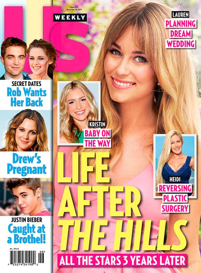 US WEEKLY magazine side cover Issue 979 18 November 2013