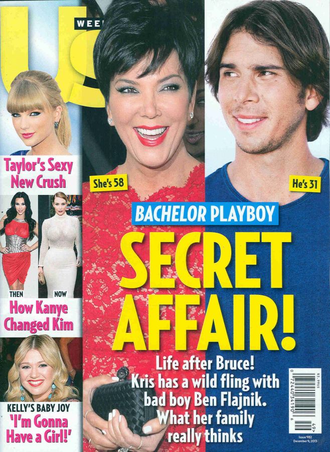 US WEEKLY magazine side cover Issue 982 9 December 2013