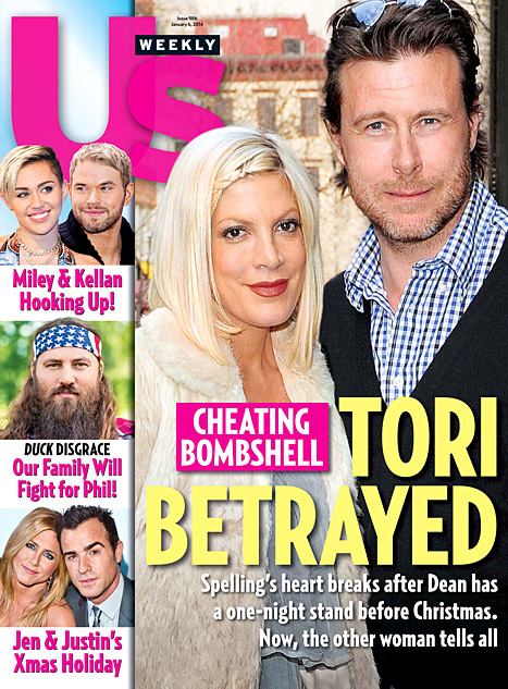 US WEEKLY magazine side cover Issue 986 6 January 2014