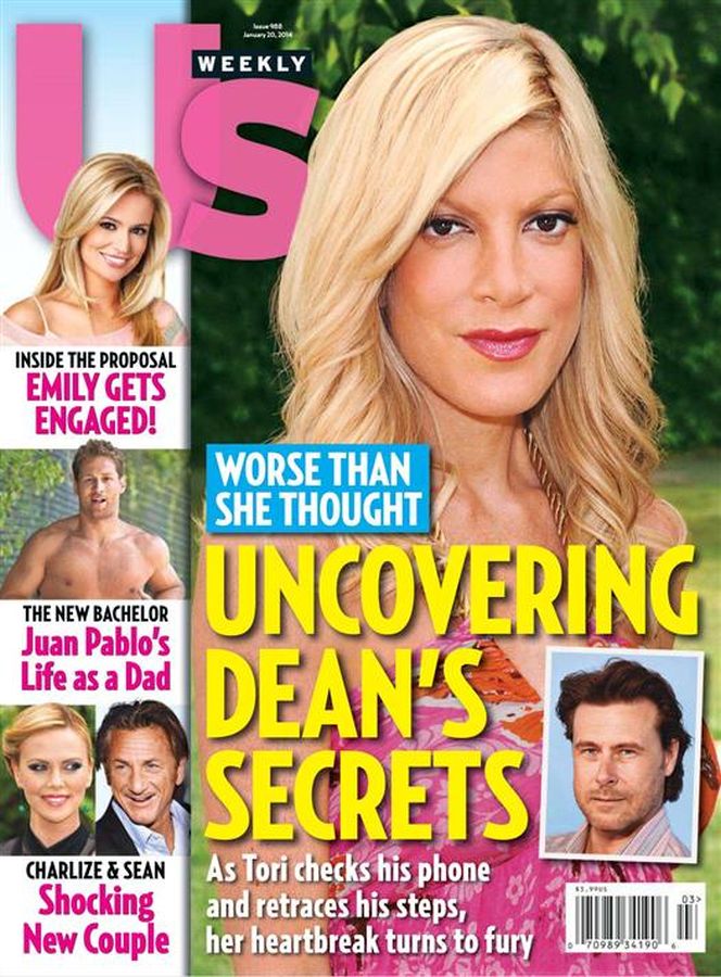 US WEEKLY magazine side cover Issue 988 20 January 2014