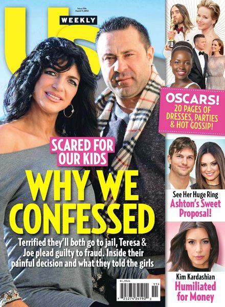 US WEEKLY magazine side cover Issue 996 17 March 2014