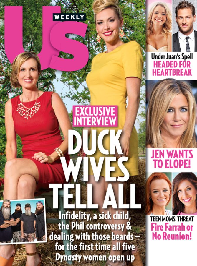 US WEEKLY magazine side cover Issue 998 31 March 2014