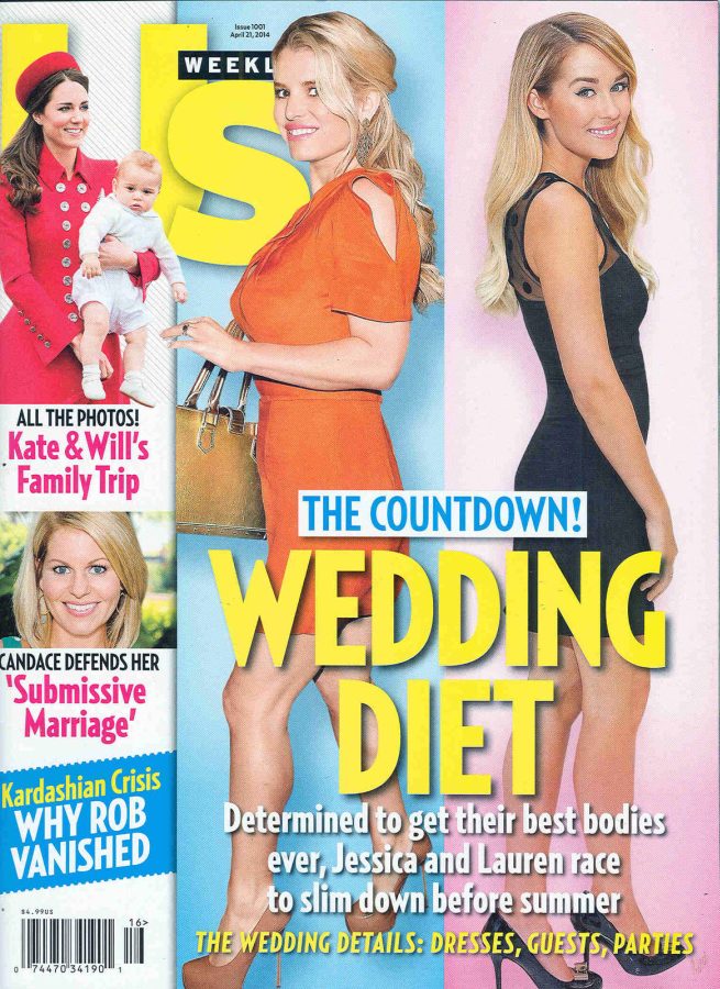 US WEEKLY magazine side cover Issue 1001 21 April 2014