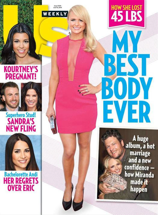 US WEEKLY magazine side cover Issue 1009 16 June 2014