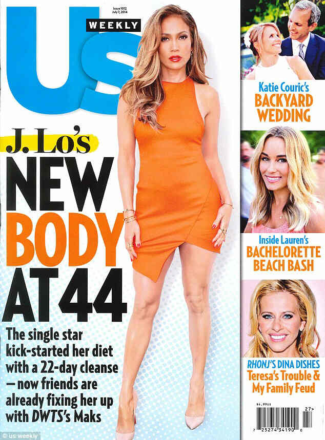US WEEKLY magazine side cover Issue 1012 7 July 2014