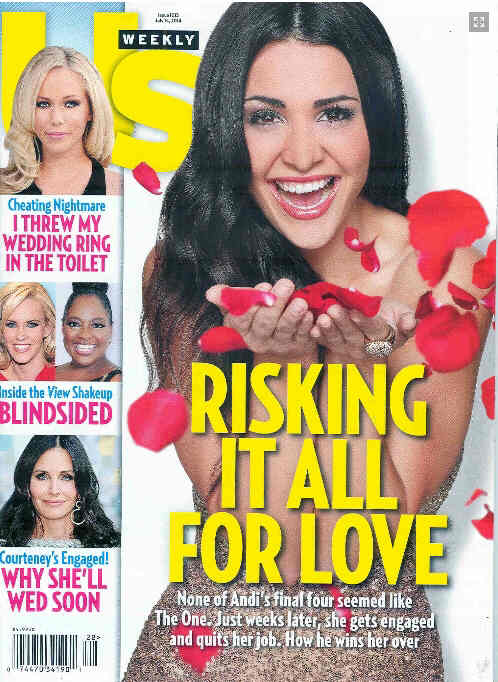 US WEEKLY magazine side cover Issue 1013 14 July 2014