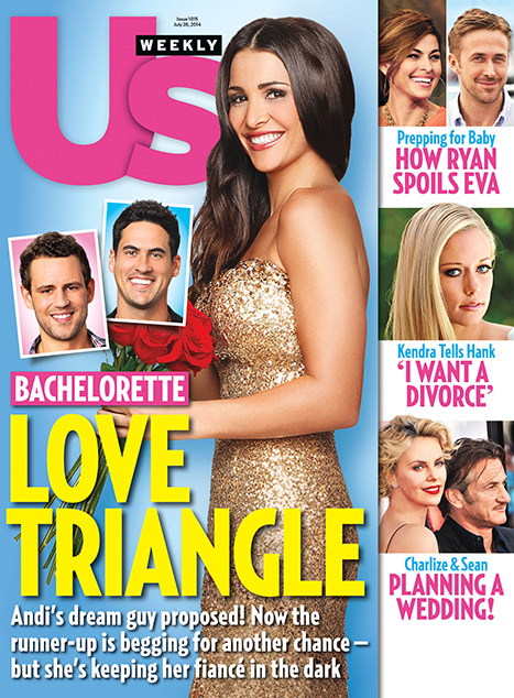 US WEEKLY magazine side cover Issue 1015 28 July 2014