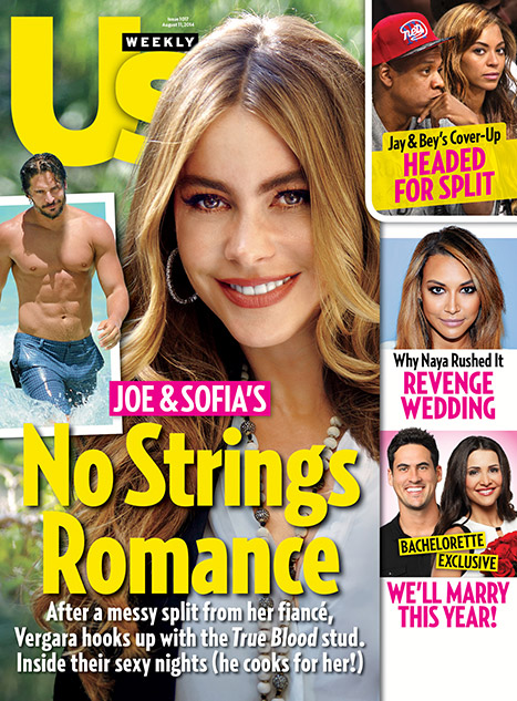 US WEEKLY magazine side cover Issue 1017 11 August 2014
