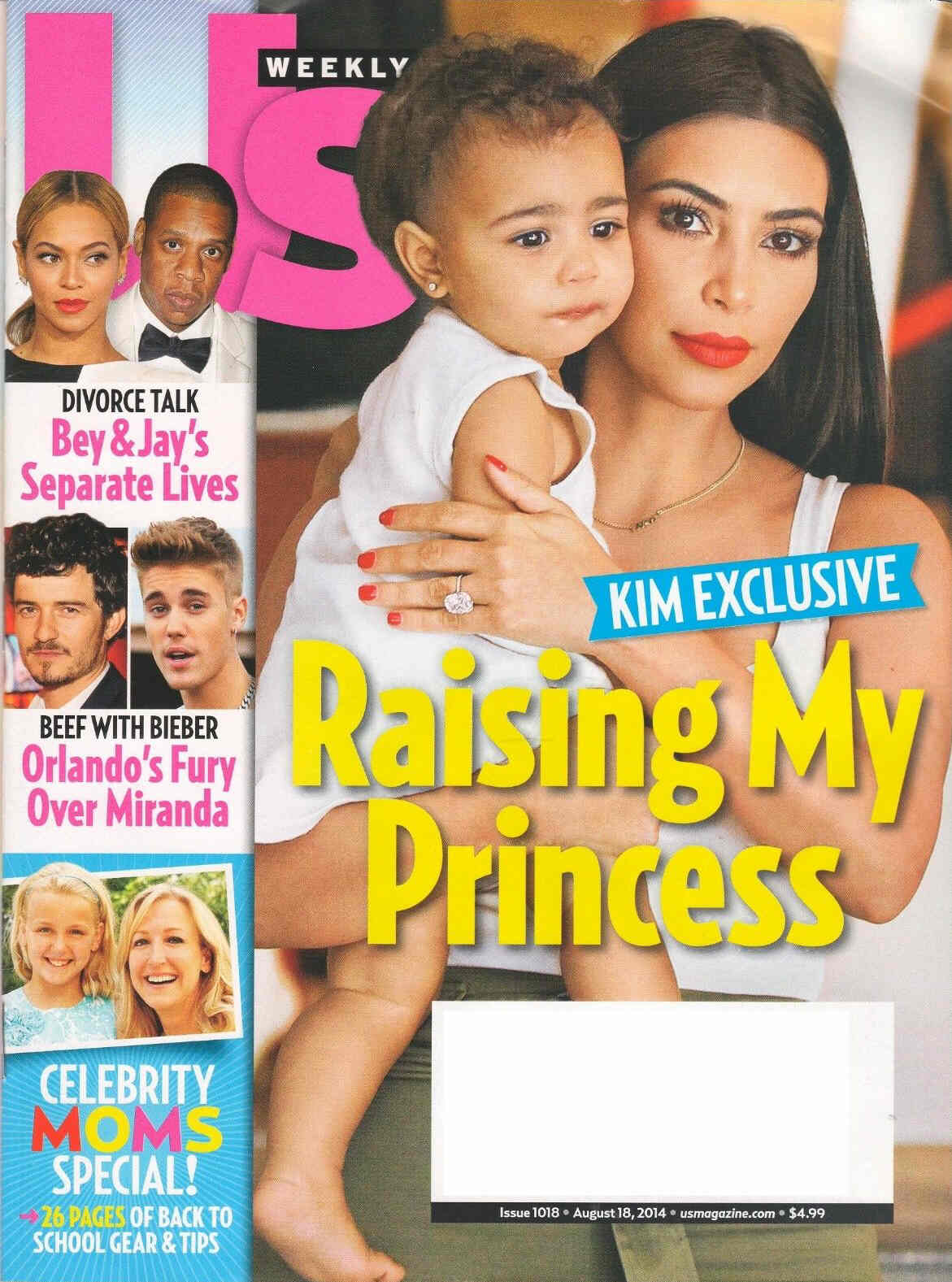 US WEEKLY magazine side cover Issue 1018 18 August 2014