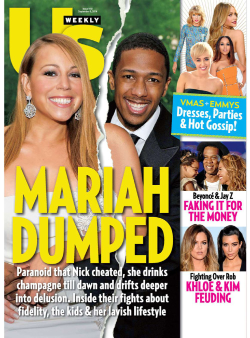 US WEEKLY magazine side cover Issue 1021 8 September 2014