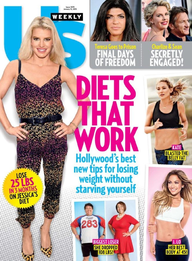 US WEEKLY magazine side cover Issue 1039 12 January 2015