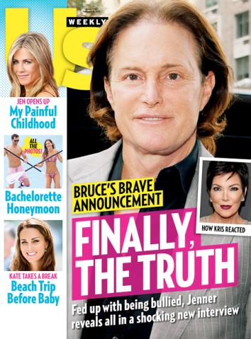US WEEKLY magazine side cover Issue 1043 9 February 2015