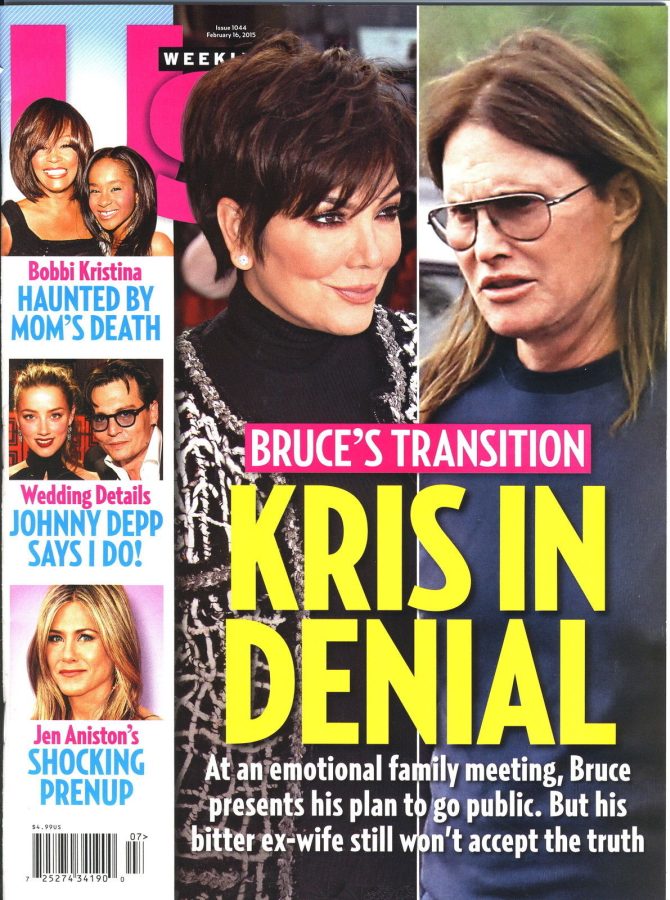 US WEEKLY magazine side cover Issue 1044 16 February 2015