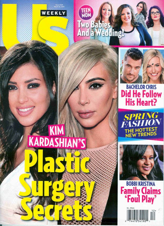 US WEEKLY magazine side cover Issue 1049 23 March 2015