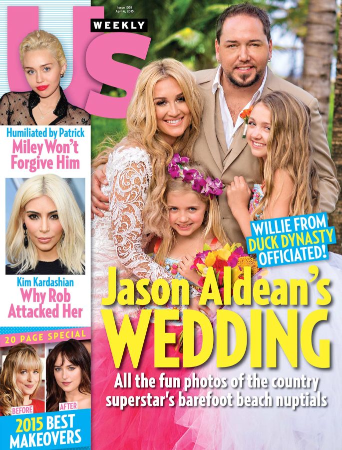 US WEEKLY magazine side cover Issue 1051 6 April 2015