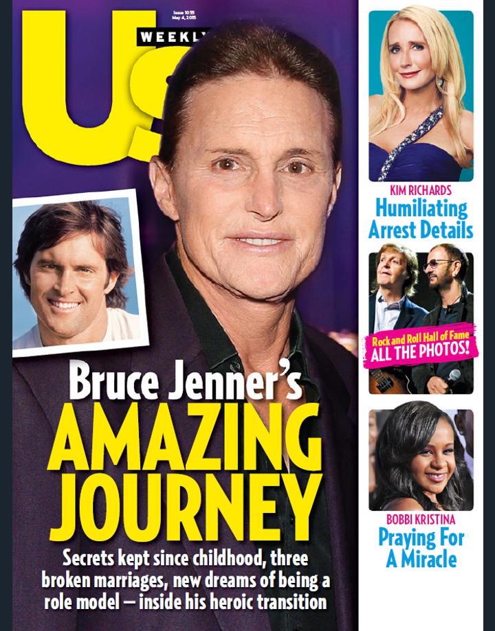 US WEEKLY magazine side cover Issue 1055 4 May 2015