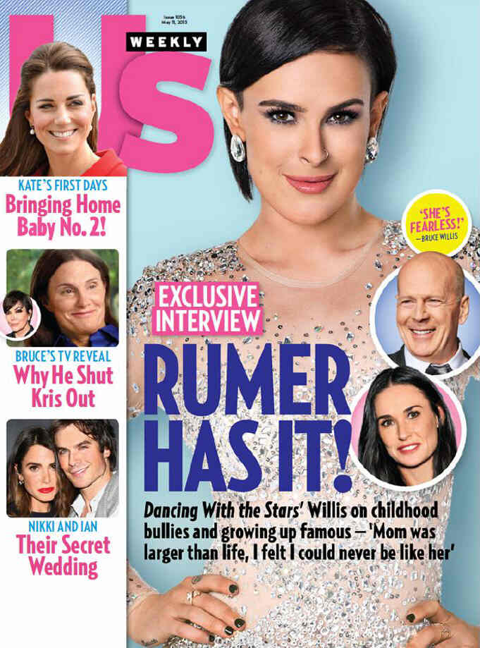 US WEEKLY magazine side cover Issue 1056 11 May 2015