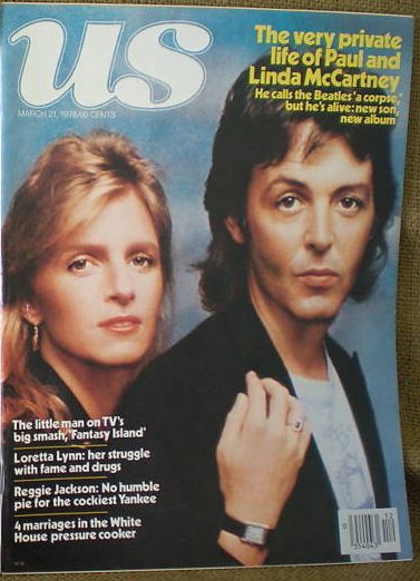 US WEEKLY magazine side cover Issue 24 21 March 1978