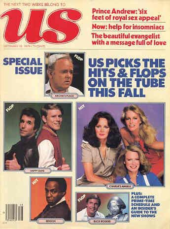 US WEEKLY magazine side cover Issue 63 18 September 1979