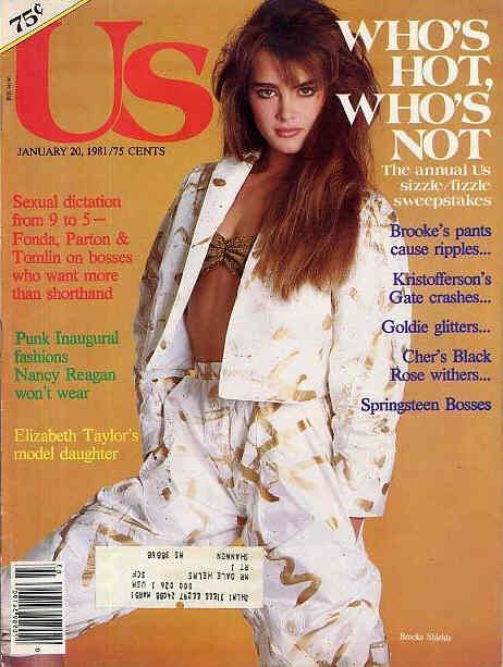 US WEEKLY magazine side cover Issue 98 20 January 1981
