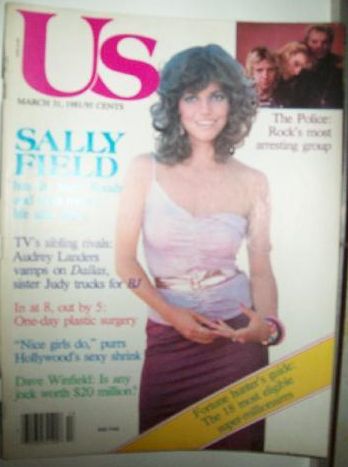 US WEEKLY magazine side cover Issue 103 31 March 1981