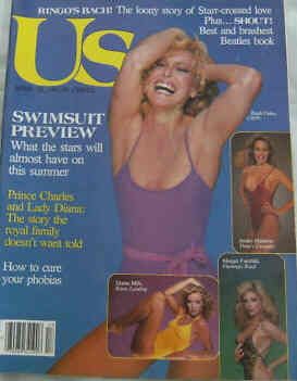 US WEEKLY magazine side cover Issue 105 28 April 1981