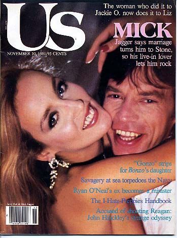 US WEEKLY magazine side cover Issue 119 10 November 1981