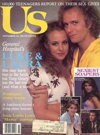 US WEEKLY magazine side cover Issue 120 24 November 1981