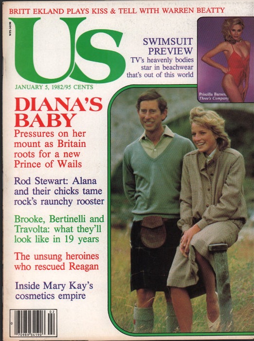 US WEEKLY magazine side cover Issue 123 5 January 1982