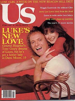 US WEEKLY magazine side cover Issue 126 16 February 1982