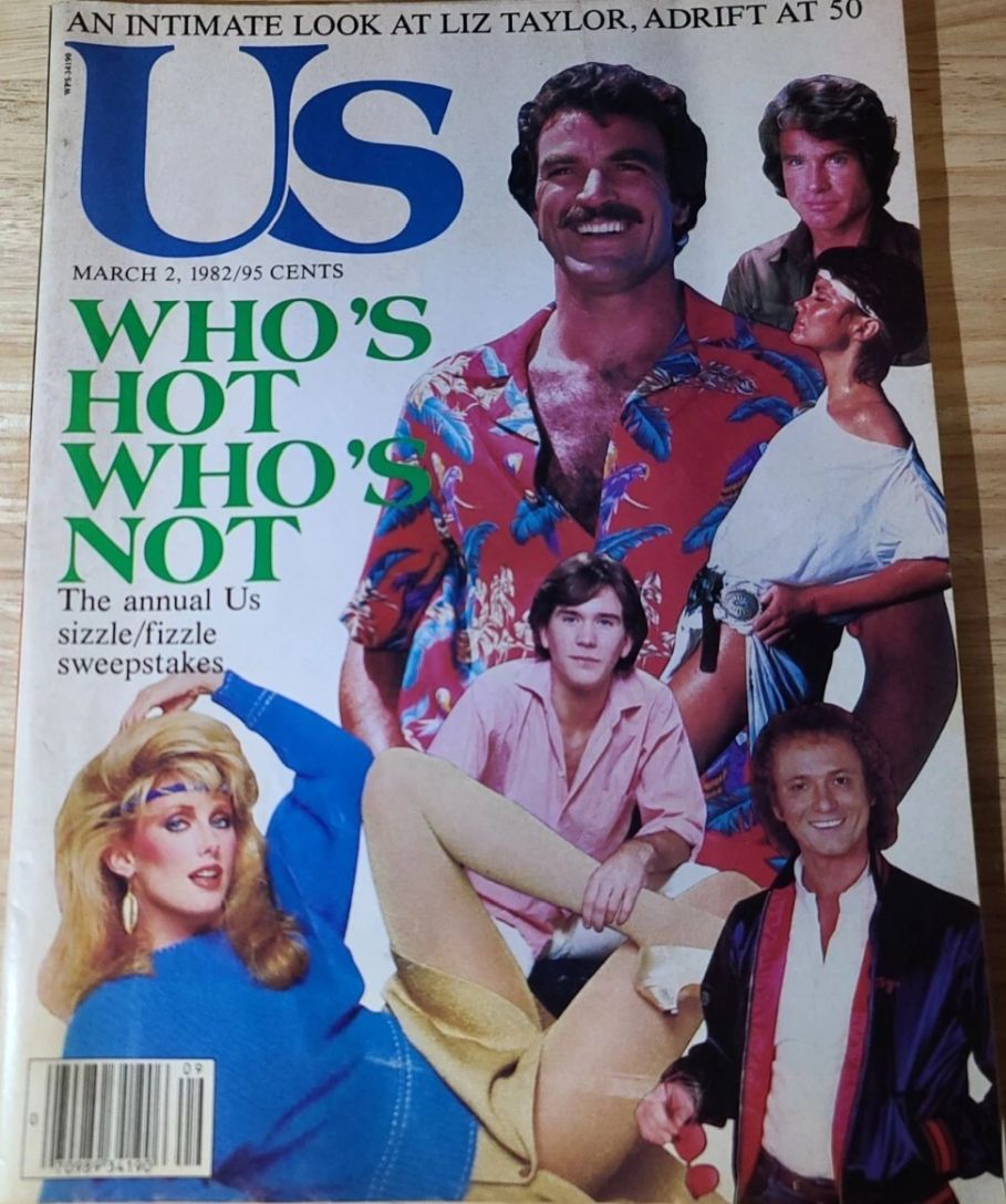 US WEEKLY magazine side cover Issue 127 2 March 1982