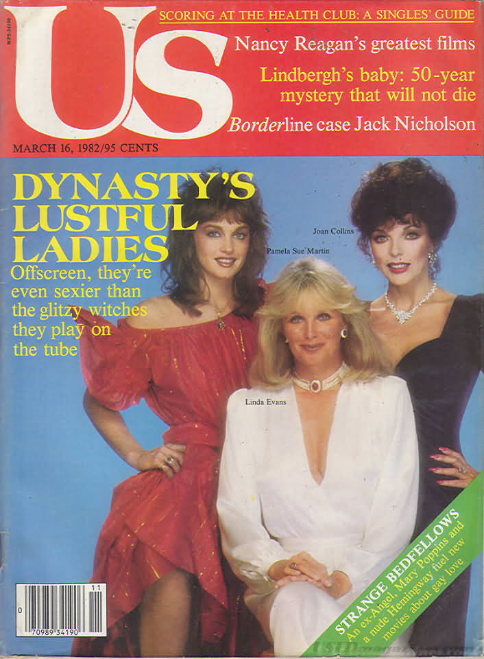 US WEEKLY magazine side cover Issue 128 16 March 1982