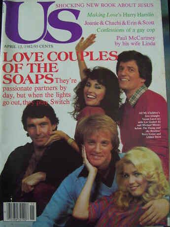 US WEEKLY magazine side cover Issue 130 13 April 1982
