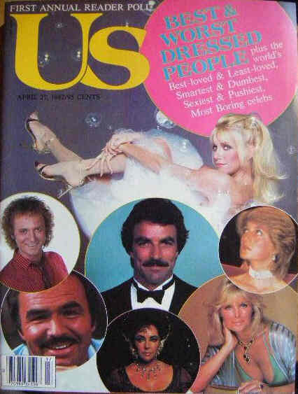 US WEEKLY magazine side cover Issue 131 27 April 1982
