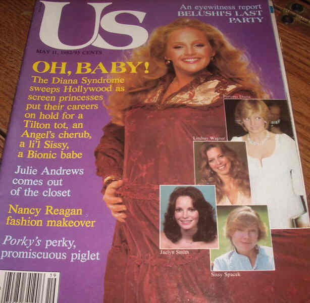 US WEEKLY magazine side cover Issue 132 11 May 1982