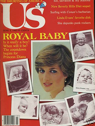 US WEEKLY magazine side cover Issue 134 8 June 1982
