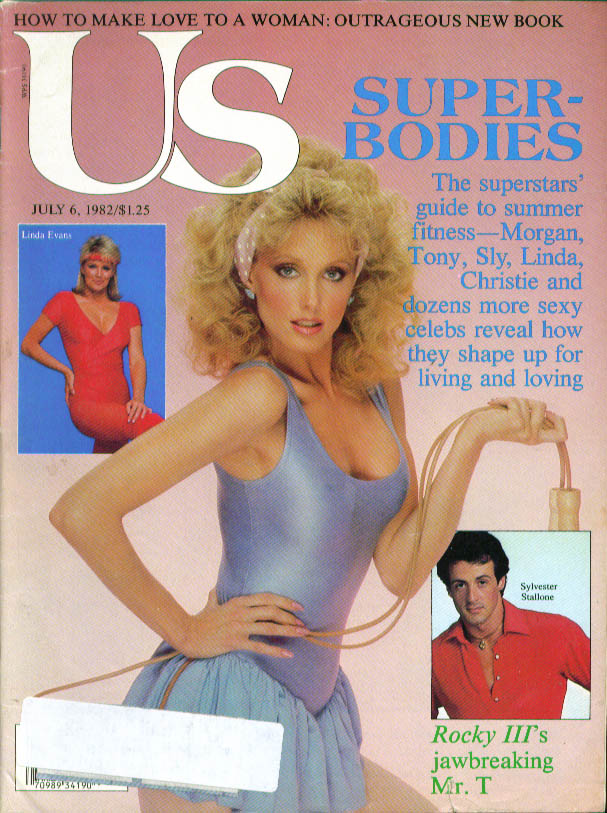 US WEEKLY magazine side cover Issue 136 6 July 1982