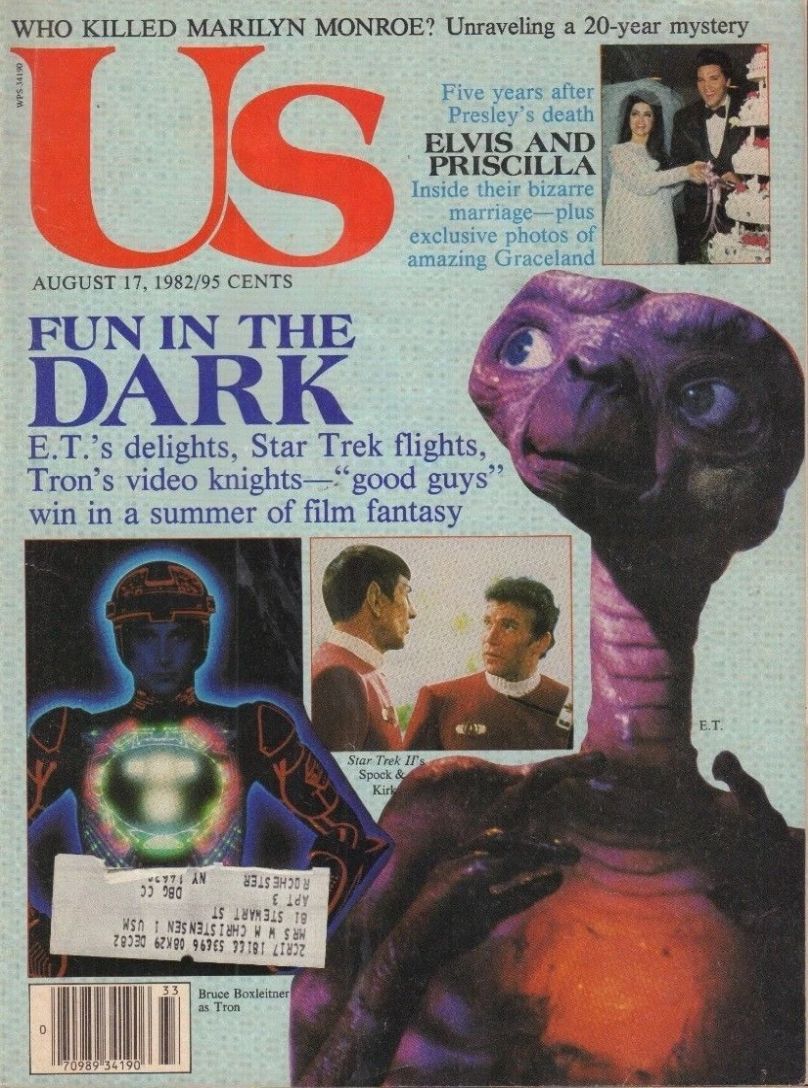 US WEEKLY magazine side cover Issue 139 17 August 1982