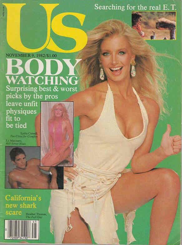 US WEEKLY magazine side cover Issue 145 9 November 1982