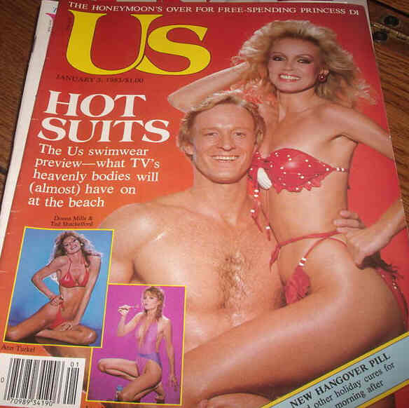 US WEEKLY magazine side cover Issue 149 3 January 1983