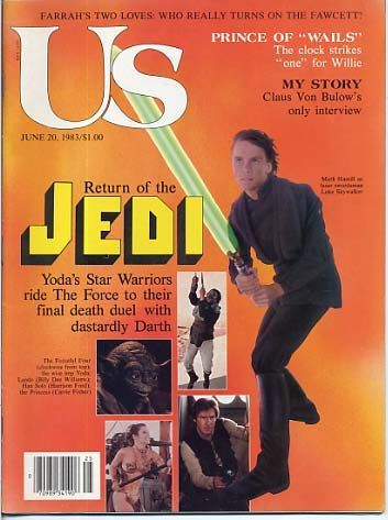 US WEEKLY magazine side cover Issue 161 20 June 1983