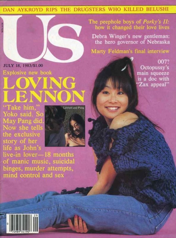 US WEEKLY magazine side cover Issue 163 18 July 1983