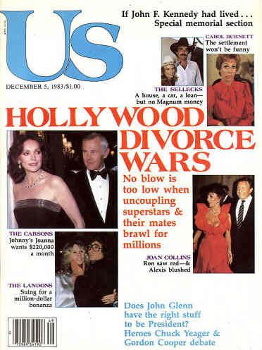 US WEEKLY magazine side cover Issue 173 5 December 1983
