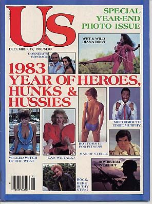 US WEEKLY magazine side cover Issue 174 19 December 1983