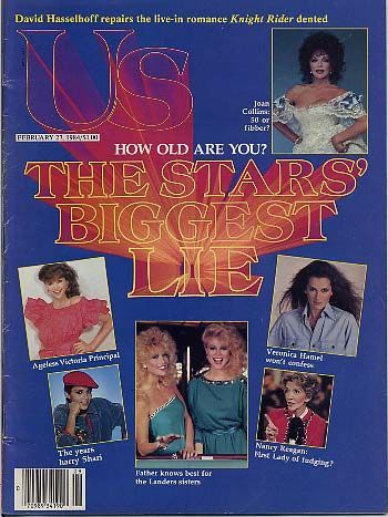 US WEEKLY magazine side cover Issue 179 27 February 1984