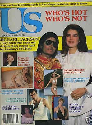 US WEEKLY magazine side cover Issue 180 12 March 1984