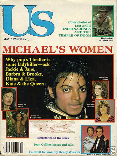 US WEEKLY magazine side cover Issue 184 7 May 1984