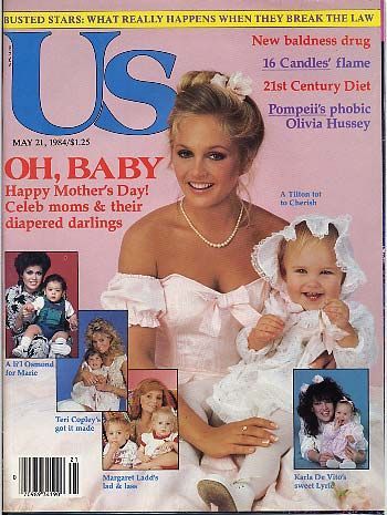 US WEEKLY magazine side cover Issue 185 21 May 1984