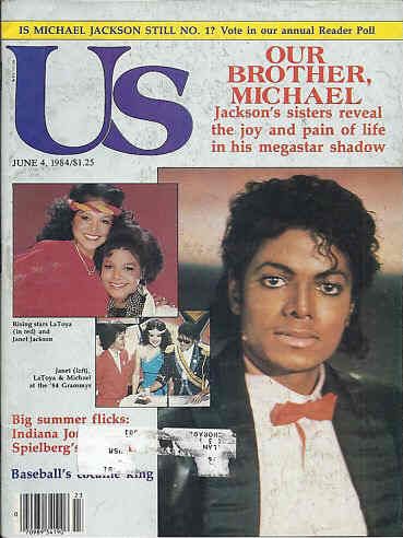 US WEEKLY magazine side cover Issue 186 4 June 1984