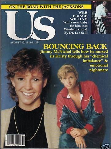 US WEEKLY magazine side cover Issue 191 13 August 1984